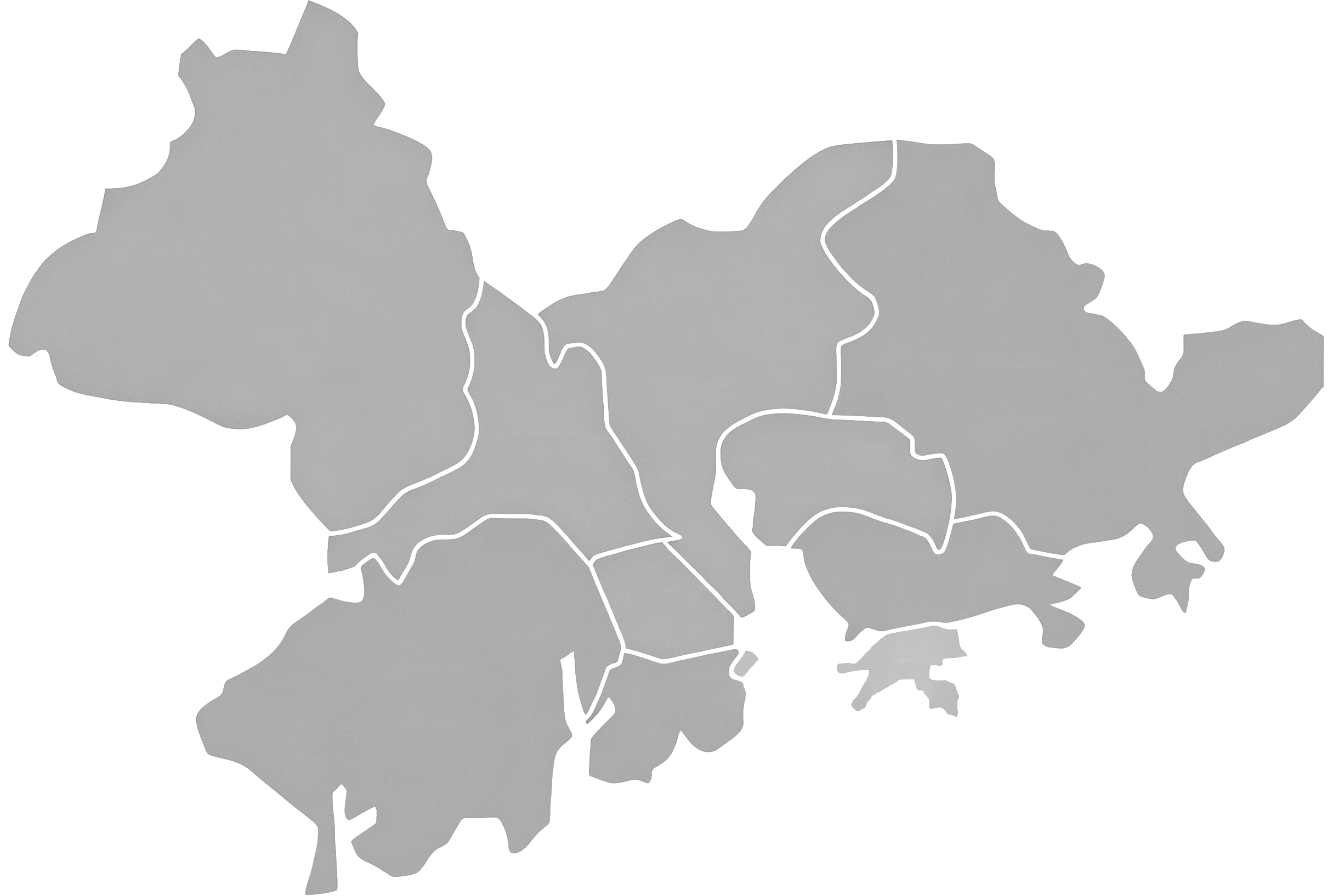 粤港澳大湾区布局示意图